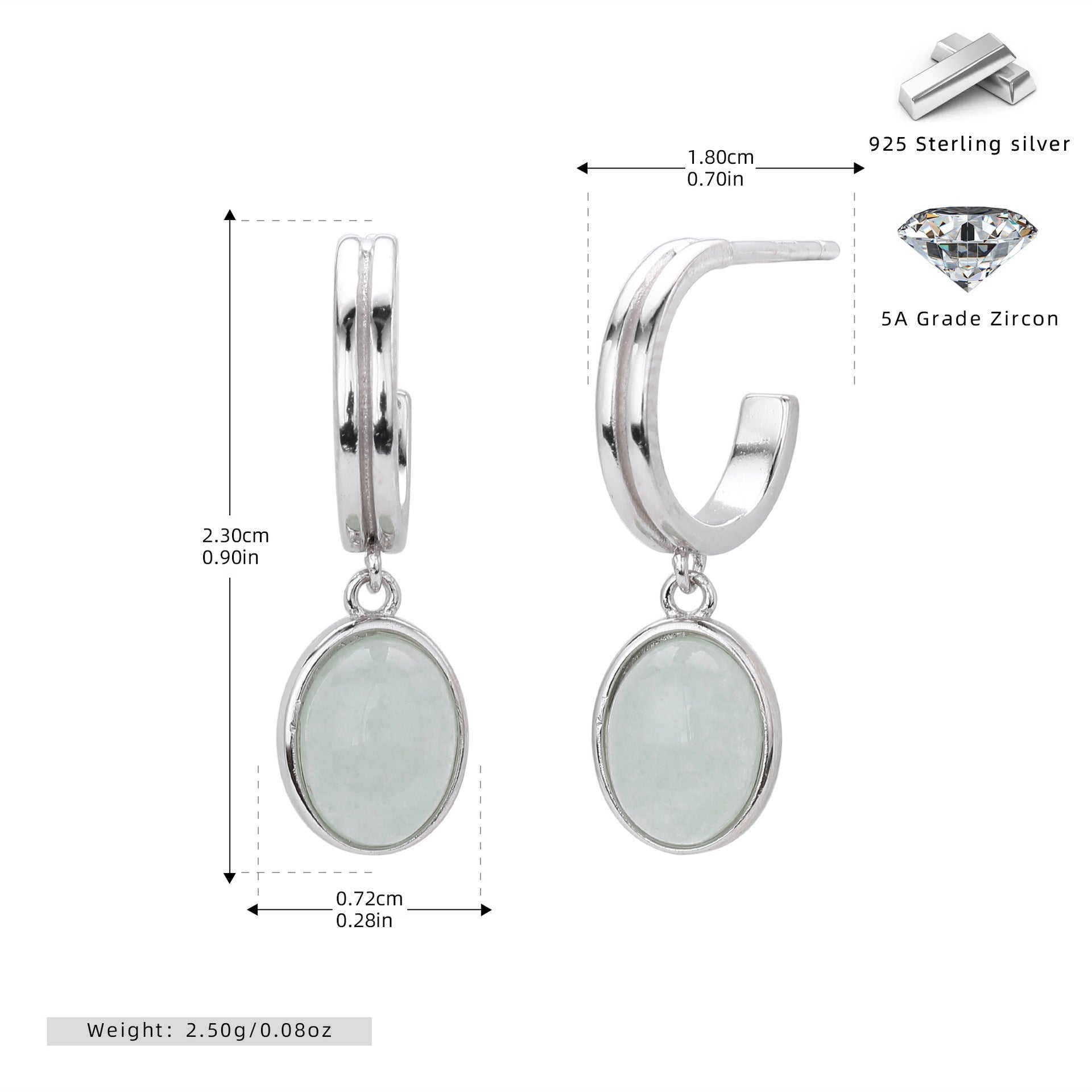 S925 Silver Fashion Artistic Vintage Court Style Earrings - Norellé