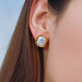 Stainless Steel Pearl Ring Titanium Steel No Fading - Norellé