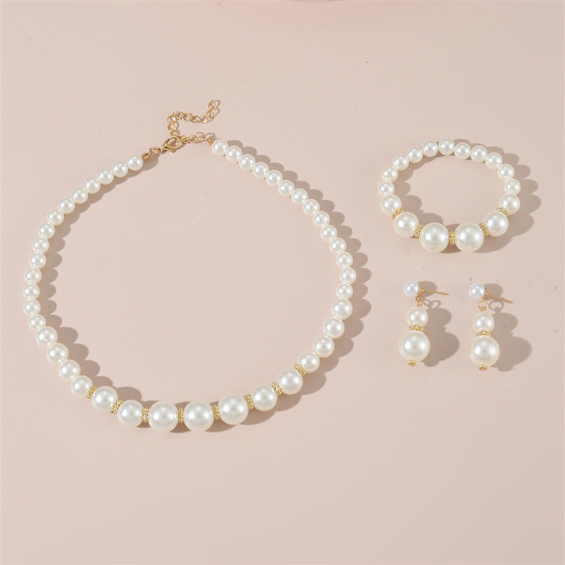 Children's Clavicle Necklace Earring Bracelet Suit - Norellé
