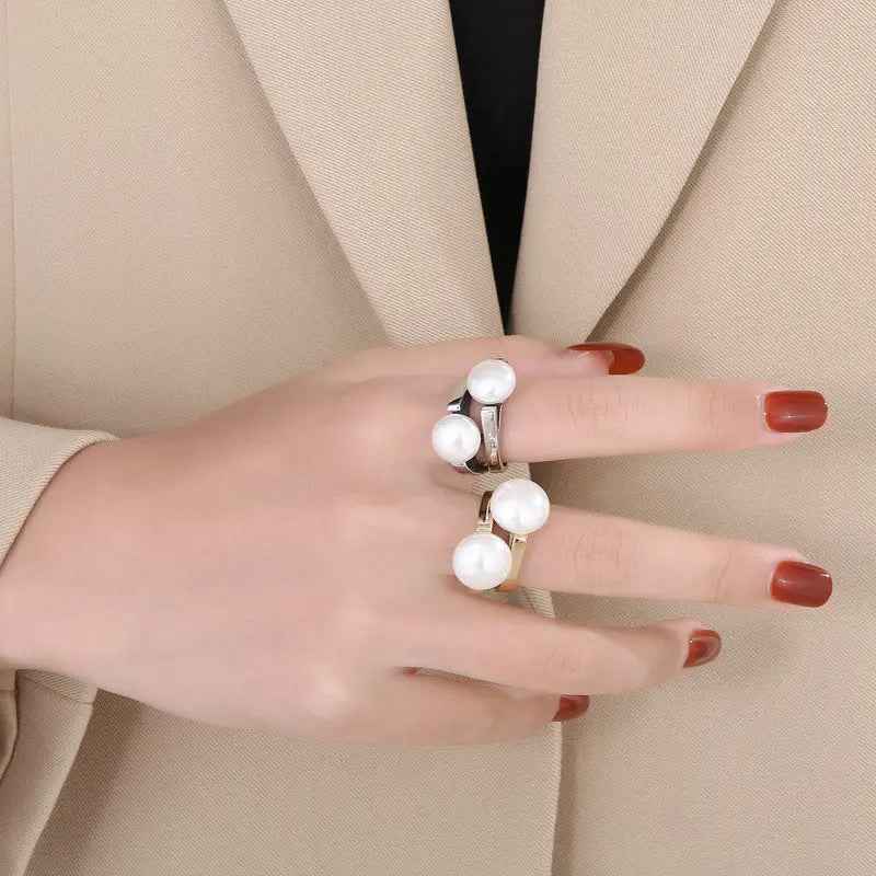 Unique And Elegant Stainless Steel Ring - Norellé