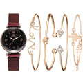Women Watches Starry Sky Magnet Buckle Fashion Bracelet Wristwatch Roman Numeral Simple Clock Gift - Norellé