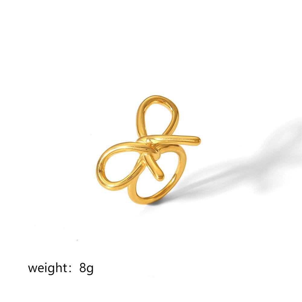 Women's 18K Gold Stainless Steel Ring - Norellé