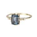 Micro-inlaid Crystal Zircon Ring Sweet French Style - Norellé