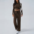 Yoga Sports Long Sleeve Inner Wear Trousers Suit Women - Norellé