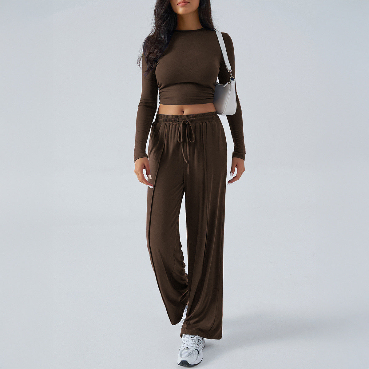 Yoga Sports Long Sleeve Inner Wear Trousers Suit Women - Norellé