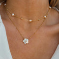 Peach Blossom Beautiful Flower Necklace - Norellé