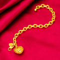 Vietnam Placer Gold Women's Heart Bracelet - Norellé