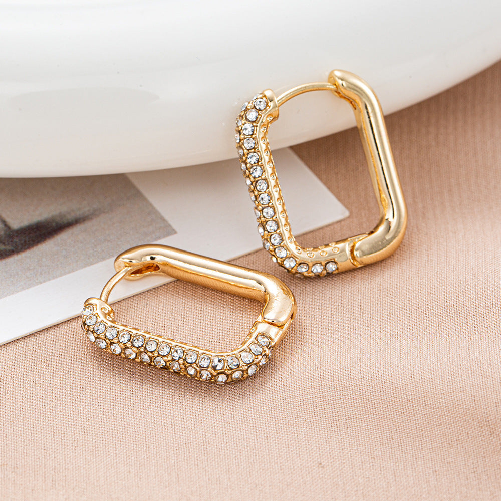 High-grade Round Ring Earrings Women - Norellé