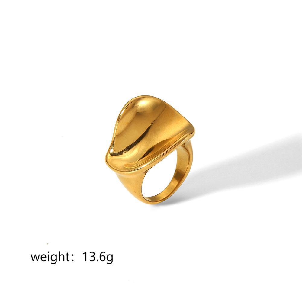 Women's 18K Gold Stainless Steel Ring - Norellé