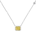 S925 Sterling Silver Necklace Women's Advanced Oval Water Foam 8A Heart-shaped Zircon Flower Horse Eye Clavicle Chain - Norellé