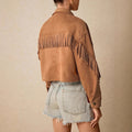 Women's Solid Color Shoulder Down Long Sleeved Casual Jacket - Norellé