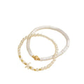 Five-pointed Star Pearl Twin Anklet - Norellé