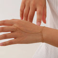 Stainless Steel Hand Support Chain Snake Chain Double Layer Twin - Norellé