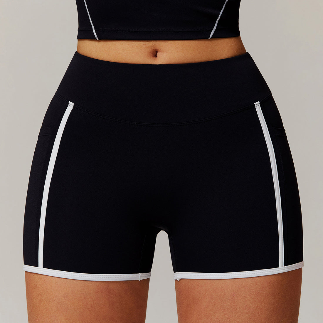 Nude Feel Yoga Shorts High Waist Sports And Fitness Shorts - Norellé