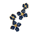Fashion Temperament Enamel Drip Glazed Pairs Of Flower Stud Earrings - Norellé