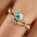 Women's Retro Turquoise Ring - Norellé