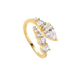 Light Luxury Minority High-grade Full Diamond Snake Ring - Norellé
