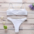 Solid Bikini Set Women Swimming Suit Swimsuit - Norellé