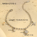 Niche Design Beaded Ocean Style Bracelet Stainless Steel - Norellé