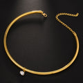 Water Drop Personality Golden Circle Adjustable - Norellé