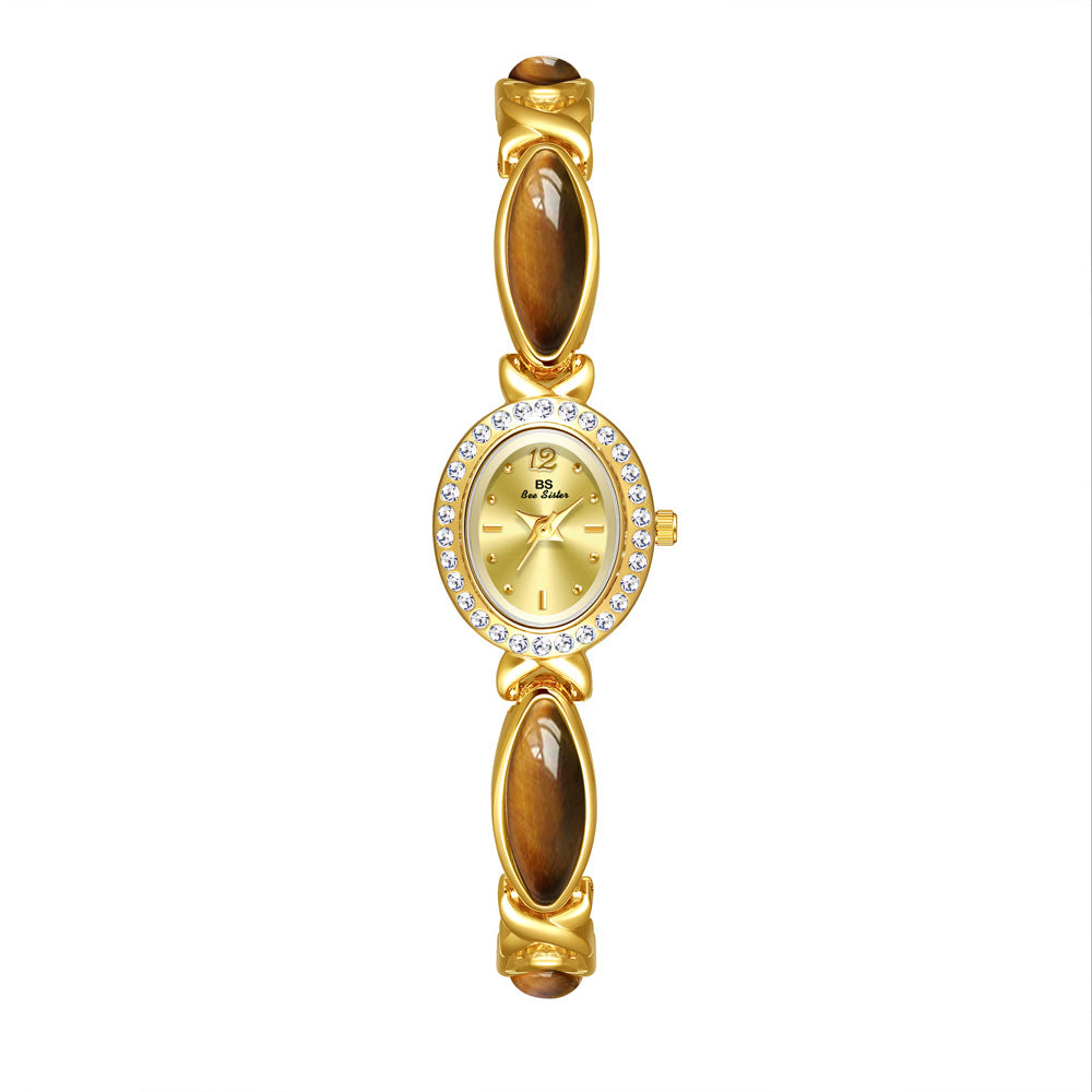 Dongling Stone Hetian Jade Chain Watch - Norellé