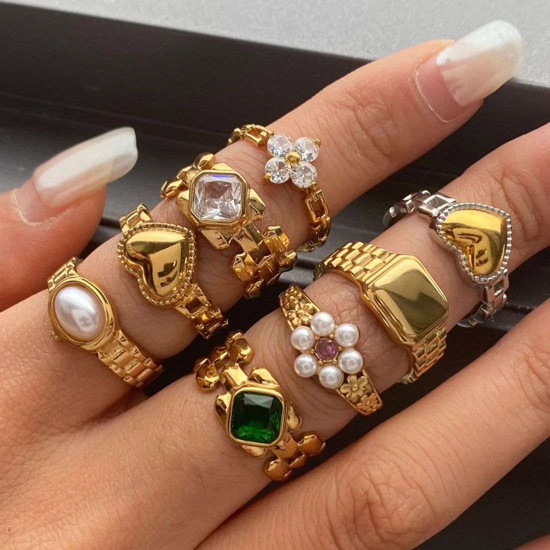 Ring Titanium Steel No Fading Female Accessories - Norellé