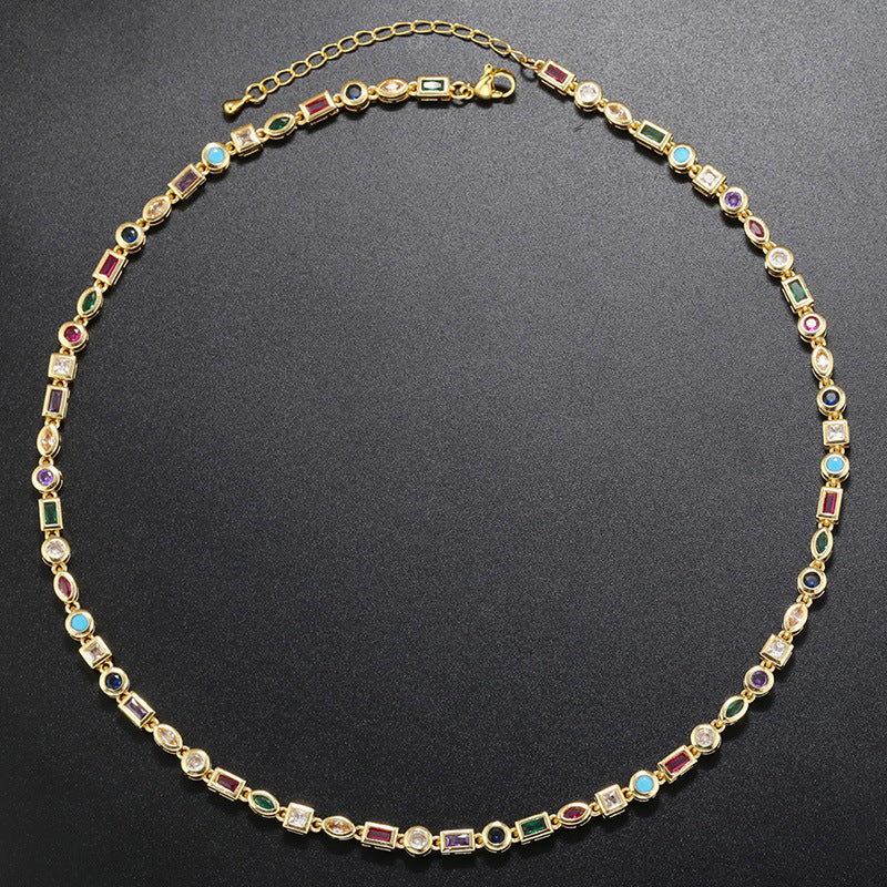 Color Diamond Bracelet Necklace For Women - Norellé