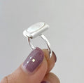 Letter Line Double-layer Ring Female Retro Fashion Elegance - Norellé