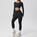 Double-sided Nylon Brushed Nude Feel Tight Exercise Yoga Clothes Suit - Norellé