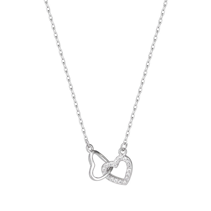 Fashion Special-interest High-grade Temperament Heart-shaped Collarbone Necklace - Norellé