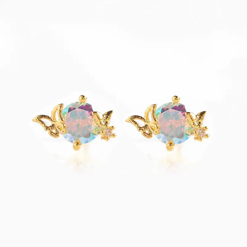 Cute Starry Sky Sweet Fairy Seat Ear Studs - Norellé