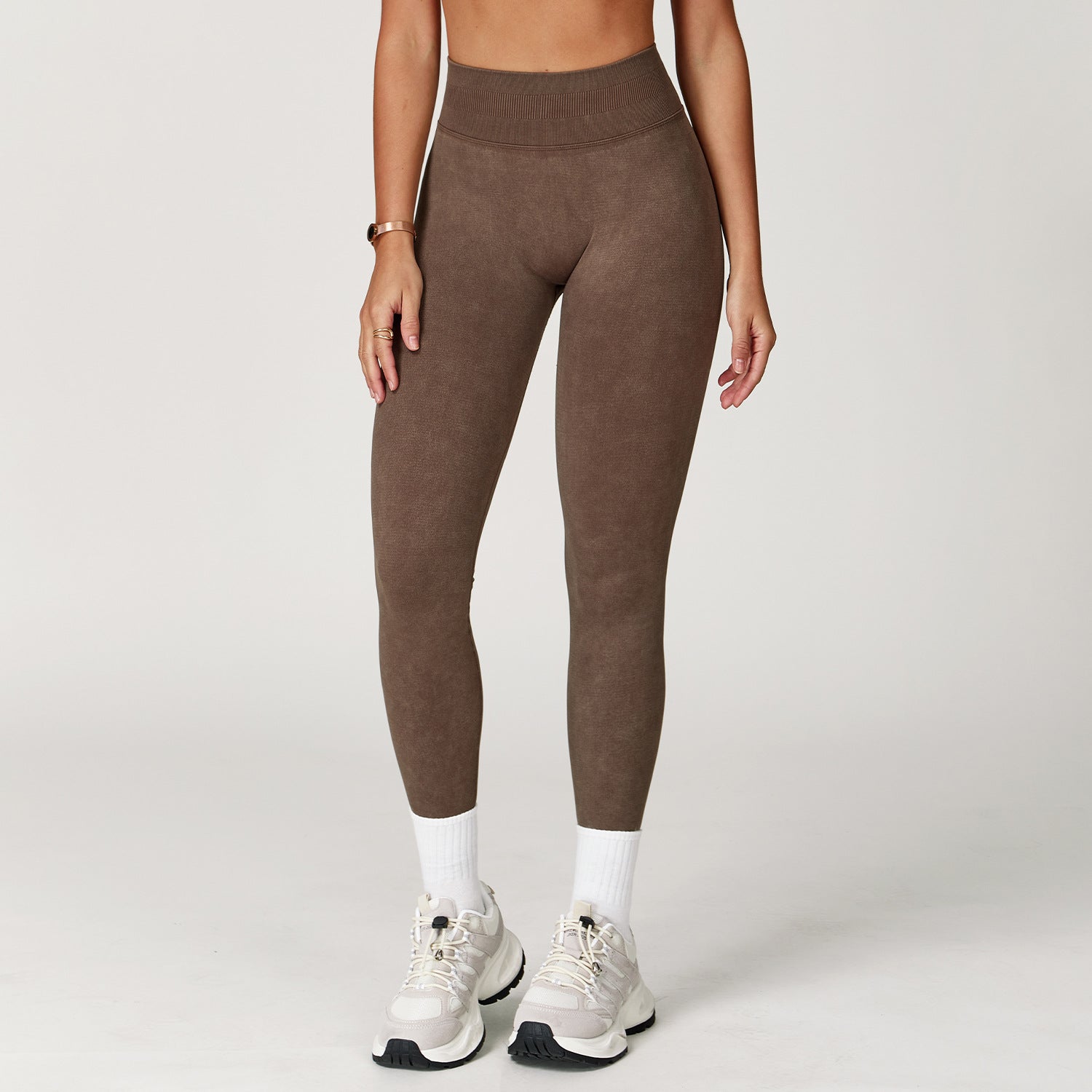 Seamless Stone Washed Yoga Pants High Waist Hip Lift Tight Trousers - Norellé