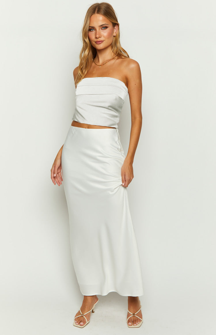 Women's Print Chest-wrapped Floral Slit Skirt - Norellé