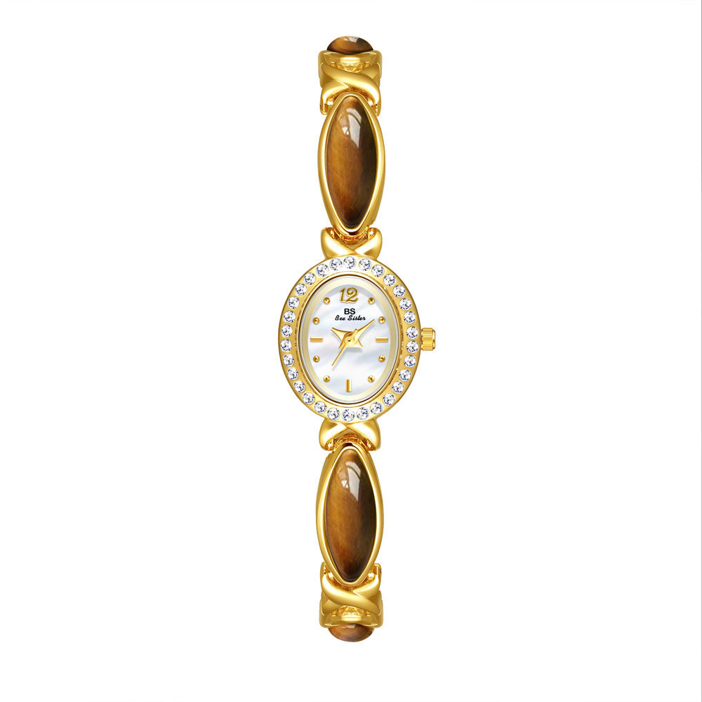 Dongling Stone Hetian Jade Chain Watch - Norellé