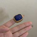 Large Square Resin Open Ring - Norellé