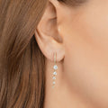 Geometric Personalized Long Earrings Women - Norellé