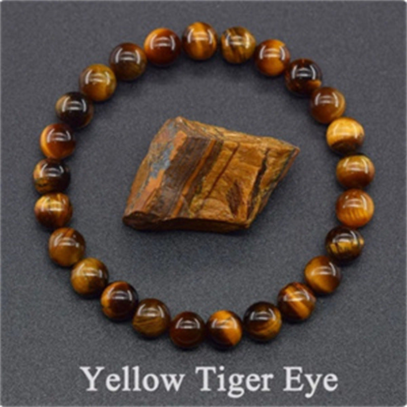 Rose Stone Agate Mixed Colorful Beads Bracelet - Norellé