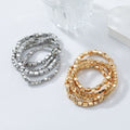 Fashion Simple Zinc Alloy Square Bracelet Suit - Norellé