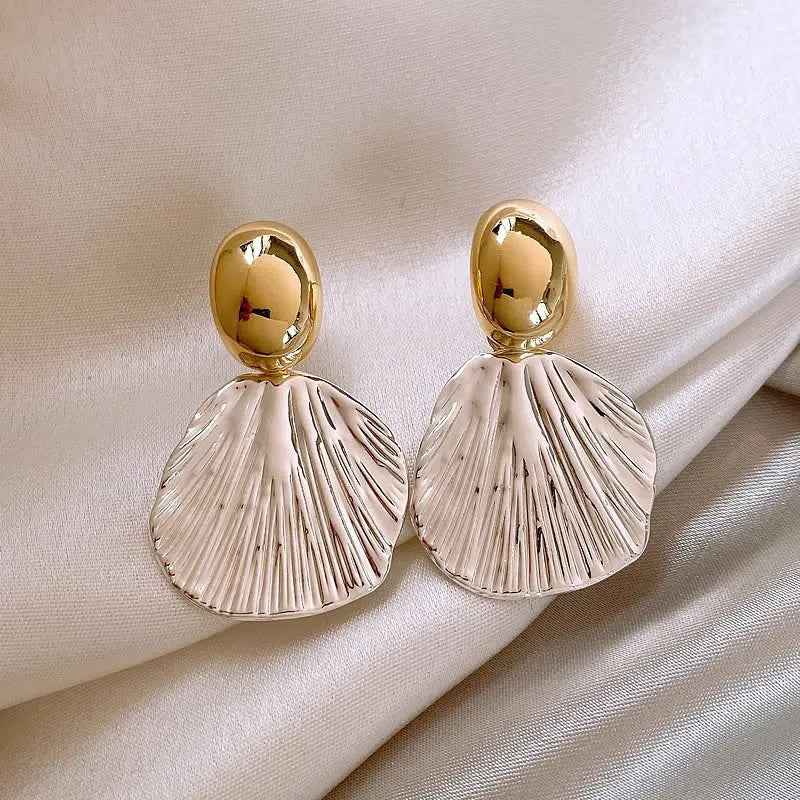 C- Ring Shell Tassel Delicate Earrings Women - Norellé