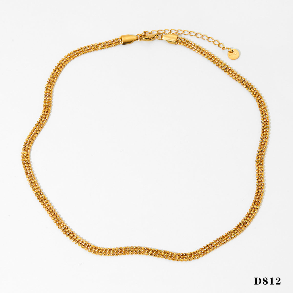 Cross-border European And American Small Round Bead Chain Necklace Bracelet Set - Norellé