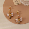 Women's Zircon Vintage Bee Earrings - Norellé