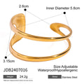 Irregular Lines Multi-layer Hollow Open-end Bracelet Retro Personality - Norellé