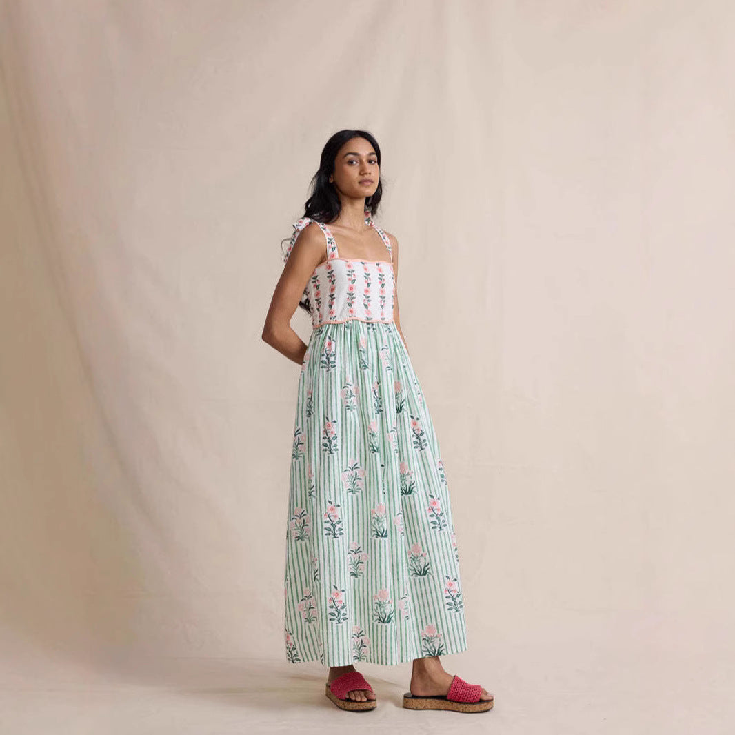 Personalized Stylish Print Oversized Swing Sling Dress - Norellé