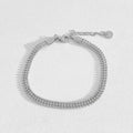 Fashion Stainless Steel Electroplated Small Golden Beads Multi-layer Twin Bracelet - Norellé
