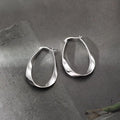 Niche 925 Silver Needle Mobius Earrings - Norellé