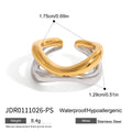 Titanium Steel No Fading Stainless Steel Pearl Ring - Norellé