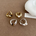 Irregular Metal Pearl Tigereye Open Ring For Women - Norellé