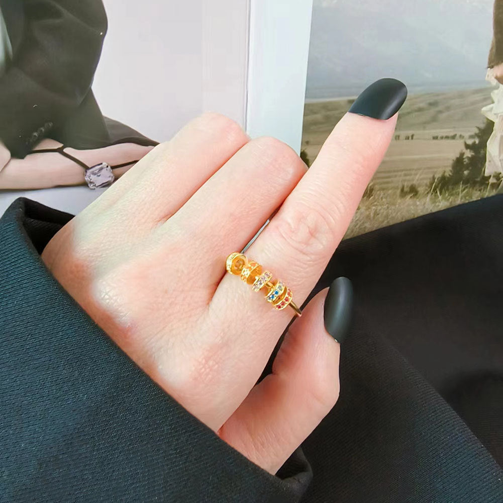 Simple Fashion Color Zircon Ring For Women - Norellé