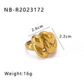 New Retro Style Versatile Geometric Ball Twist Cord For Braiding Ring - Norellé