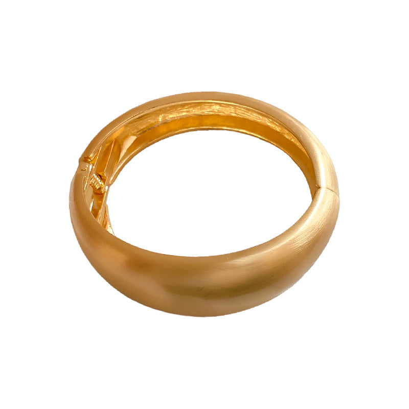 Brushed Adjustable Opening Bracelet Fashion Temperament - Norellé